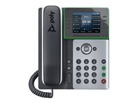 Poly Edge E350 - VoIP-telefon med nummerpresentation/samtal väntar - 3-riktad samtalsförmåg 82M89AA