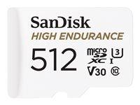SanDisk High Endurance - flash-minneskort - 512 GB - mikroSDXC UHS-I SDSQQNR-512G-GN6IA