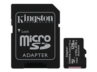 Kingston Canvas Select Plus - flash-minneskort - 128 GB - mikroSDXC UHS-I SDCS2/128GB