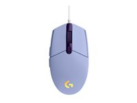 Logitech Gaming Mouse G203 LIGHTSYNC - mus - USB - lila 910-005853