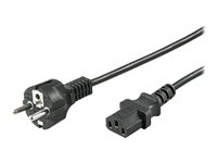 goobay NK 106 S - strömkabel - power IEC 60320 C13 till CEE 7/7 - 2 m 50098