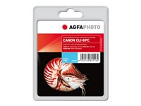 AgfaPhoto - foto-cyan - kompatibel - bläckpatron (alternativ för: Canon 0624B001, Canon CLI-8PC) APCCLI8PCD
