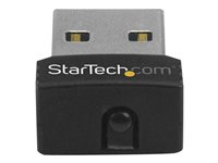 StarTech.com USB 150Mbps Mini Wireless N Network Adapter - 802.11n/g 1T1R (USB150WN1X1) - nätverksadapter - USB 2.0 USB150WN1X1
