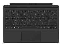 Microsoft Surface Pro 4 Type Cover - tangentbord - med pekdyna, accelerometer - QWERTY - engelska - svart Inmatningsenhet R9Q-00095