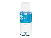 HP 31 - cyan - original - påfyllnadsbläck 1VU26AE