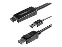 StarTech.com 2 m HDMI till DisplayPort-kabel - 4K 30 Hz - videokabel - DisplayPort / HDMI - 2 m HD2DPMM2M