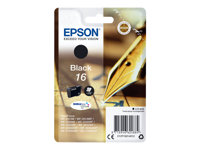 Epson 16 - svart - original - bläckpatron C13T16214022