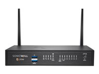 SonicWall TZ370W - Essential Edition - säkerhetsfunktion - Wi-Fi 5 - med 1 års TotalSecure 02-SSC-6828