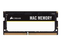 CORSAIR Mac Memory - DDR4 - sats - 64 GB: 2 x 32 GB - SO DIMM 260-pin - 2666 MHz / PC4-21300 - ej buffrad CMSA64GX4M2A2666C18