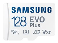 Samsung EVO Plus MB-MC128S - flash-minneskort - 128 GB - mikroSDXC UHS-I MB-MC128SA/EU