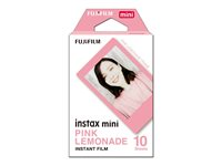 Fujifilm Instax Mini Pink Lemonade färgfilm för snabbframkallning - ISO 800 - 10 16581836