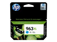 HP 963XL - Lång livslängd - cyan - original - bläckpatron 3JA27AE#BGX