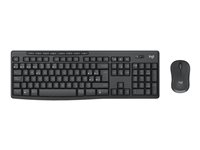 Logitech MK370 Combo for Business - sats med tangentbord och mus - AZERTY - fransk - grafit Inmatningsenhet 920-012066