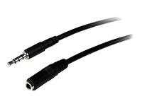 StarTech.com 1m 3.5mm 4 Position TRRS Headset Extension Cable - M/F - audio Extension Cable for iPhone (MUHSMF1M) - förlängningskabel till headset - 1 m MUHSMF1M