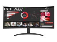 LG UltraWide 34WR50QC-B - LED-skärm - böjd - 34" - HDR 34WR50QC-B.AEU