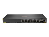 HPE Aruba Networking CX 6200F 24G 4SFP Switch - switch - max. staplingsavstånd 10 kms - 24 portar - Administrerad - rackmonterbar S0M81A