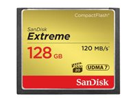 SanDisk Extreme - flash-minneskort - 128 GB - CompactFlash SDCFXSB-128G-G46