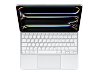 Apple Magic Keyboard - tangentbord och foliefodral - med pekdyna - QWERTY - arabiska/engelska - vit Inmatningsenhet MWR43AB/A