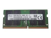 HP - DDR4 - modul - 32 GB - SO DIMM 260-pin - 2666 MHz / PC4-21300 - ej buffrad L50384-002