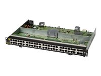 HPE Aruba 6400 - expansionsmodul - Gigabit Ethernet (PoE) x 48 + 1Gb Ethernet/10Gb Ethernet/25Gb Ethernet/50Gb Ethernet SFP56 x 4 R0X40A