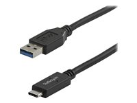 StarTech.com 1 m USB till USB-C-kabel - M/M - USB typ C-kabel - 24 pin USB-C till USB typ A - 1 m USB31AC1M