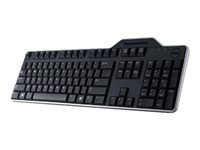 Dell KB813 Smartcard - tangentbord - AZERTY - fransk - svart Inmatningsenhet KB813-BK-FR