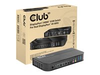 Club 3D CSV-7210 - omkopplare för tangentbord/video/mus/ljud - 2 portar CSV-7210