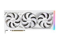 ASUS ROG Strix GeForce RTX 4080 16GB - White Edition - grafikkort - GeForce RTX 4080 - 16 GB - vit ROG-STRIX-RTX4080-16G-WHITE