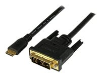 StarTech.com 2m Mini HDMI to DVI-D Cable - M/M - 2 meter Mini HDMI to DVI Cable - 19 pin HDMI (C) Male to DVI-D Male - 1920x1200 Video (HDCDVIMM2M) - adapterkabel - HDMI / DVI - 2 m HDCDVIMM2M