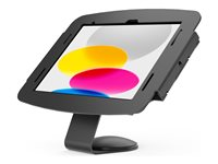 Compulocks iPad 10.2" Space Enclosure Core Counter Stand or Wall Mount hölje - för surfplatta - fast i 45 grader - svart 111B102IPDSB