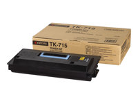 Kyocera TK 715 - svart - original - tonersats 1T02GR0EU0