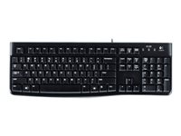 Logitech K120 - tangentbord - italiensk - svart Inmatningsenhet 920-002517