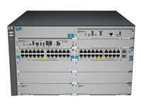HPE 8206-44G-PoE+/2XG-SFP+ v2 zl Switch - switch - 44 portar - Administrerad - rackmonterbar - med HP E8200 zl Switch Premium License J9638A#ABB