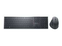 Dell Premier KM900 - sats med tangentbord och mus - samarbete - QWERTY - brittisk - grafit Inmatningsenhet KM900-GR-UK
