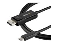 StarTech.com 1 m USB-C till DisplayPort 1.4-kabel - dubbelriktad - DisplayPort-kabel - 24 pin USB-C till DisplayPort - 1 m CDP2DP141MBD