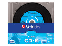 Verbatim Data Vinyl - CD-R x 10 - 700 MB - lagringsmedier 43426