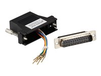 Black Box Colored Modular Adapter seriell RS-232-kabel - svart FA4525M-BK