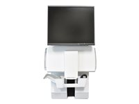 Ergotron StyleView monteringssats - för LCD-skärm/tangentbord/mus - patientrum - vit 60-609-216