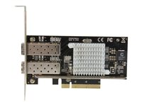 StarTech.com 2-Port 10G Fibernätverkskort med öppen SFP+ - PCIe, Intel Chip - nätverksadapter - PCIe 2.0 x8 PEX20000SFPI