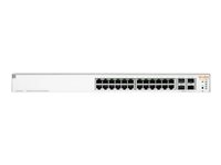 HPE Networking Instant On 1930 24G Class4 PoE 4SFP/SFP+ 370W Switch - switch - 28 portar - Administrerad - rackmonterbar JL684B