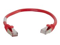 C2G Cat5e Booted Shielded (STP) Network Patch Cable - patch-kabel - 7 m - röd 83795