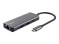 Trust Dalyx - dockningsstation - USB-C - HDMI - 1GbE 24968