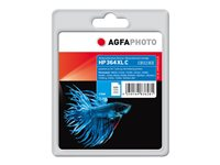 AgfaPhoto - cyan - kompatibel - återanvänd - bläckpatron (alternativ för: HP 364, HP CB323EE) APHP364CXLDC