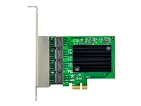 MicroConnect - nätverksadapter - PCIe 2.0 - Gigabit Ethernet x 4 MC-PCIE-708