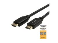 StarTech.com Premium Höghastighets HDMI-kabel med Ethernet - 4K 60 Hz - 2 m - HDMI-kabel med Ethernet - 2 m HDMM2MP