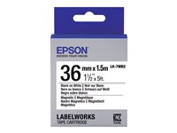 Epson LabelWorks LK-7WB2 - magnetetiketter - 1 rulle (rullar) - Rulle (3,6 cm x 1,5 m) C53S657002