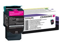 Lexmark - magenta - original - tonerkassett - LCCP, LRP C540A1MG