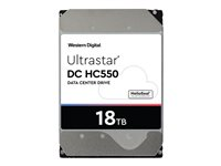 WD Ultrastar DC HC550 WUH721818AL5201 - hårddisk - 18 TB - SAS 12Gb/s 0F38352