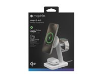 mophie snap+ 3-in-1 trådlöst laddställ - 15 Watt 401314108