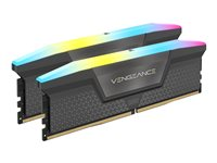 CORSAIR Vengeance RGB - DDR5 - sats - 32 GB: 2 x 16 GB - DIMM 288-pin - 5600 MHz / PC5-44800 CMH32GX5M2B5600Z36K